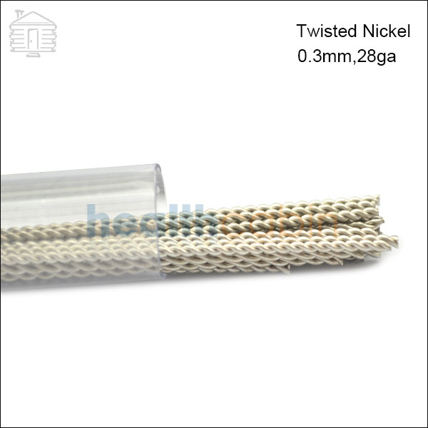Twisted Nickel Rod Wire (0.3mm, 28ga)